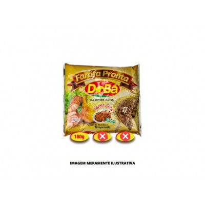 FAROFA TEMPERADA CARNE SECA DOBA 1X25X180G